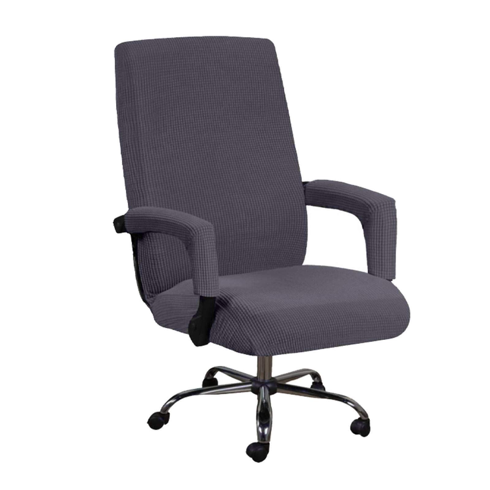Stretch Office Chair Cover Stretchable Jacquard Chair Slipcover