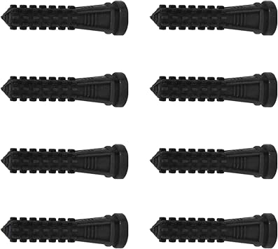 50PCS 93x25mm Plucking, Fingers Chicken Plucker Fingers Durable Soft, Rubber Hair Removal Sticks for Automatic Plucker Machine Parts Black