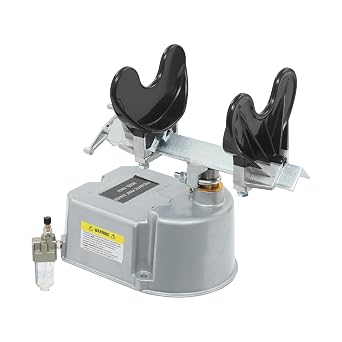BIAZFYIUW Air Paint Shaker, Pneumatic Mixer w/ 30 Oscillation for 1-5 Gal | Heavy Duty Pneumatic Mixer , Adjustable Clamp & 30 Oscillation, Ideal for Automotive Paint, Ink, Nail Polish