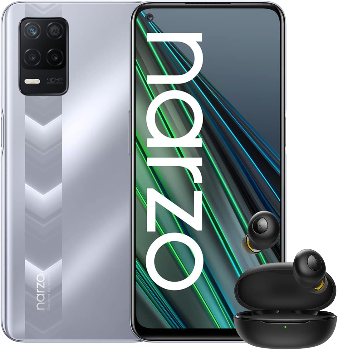 Realme Narzo 30 5G - Silver, Unlocked, Android, Taiwan | Ubuy
