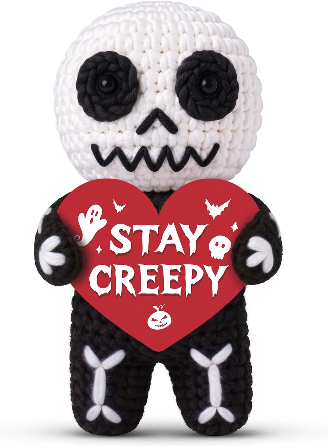 Handmade Crochet Skeleton - Whimsy Gothic Spooky Home Decor