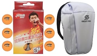 DHS TT Ball S-S1840BY 2 Star Y Supermarket (6 Pcs Box) 48 PCS with SMART PRO TT Special Cover Speed Ocean