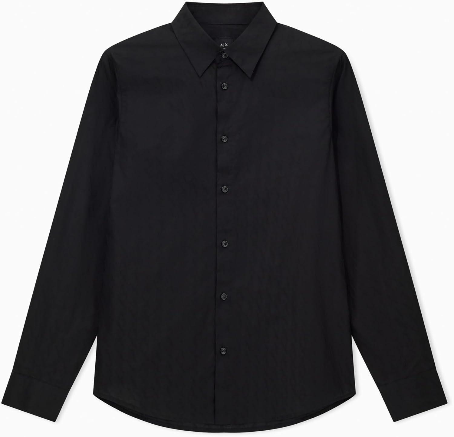 Armani Exchange Mens Long Sleeve Cotton Jacquard Button Down - Image 5