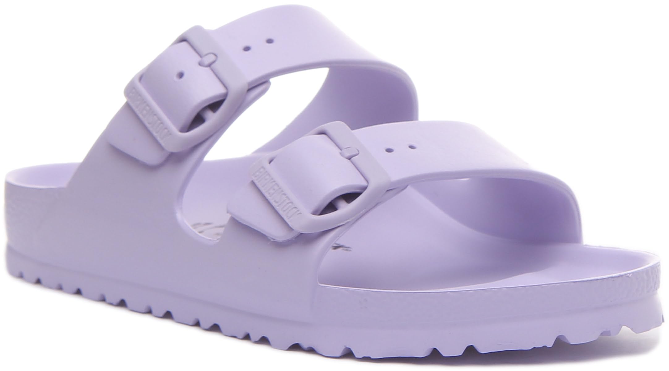 Birkenstock Arizona Eva Purple Womens Slide Sandals 101704694 in a Plain EVA in Size 37