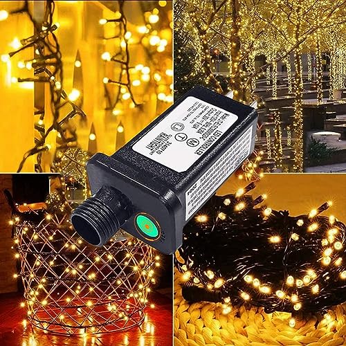 Iegefirm 1 Stück 24V-Transformator-Stecker-Netzteil, Schwarz, Einfache Installation, Geeignet für Weihnachten, Halloween, LED-Geräte, Dekorationen, EU-Stecker
