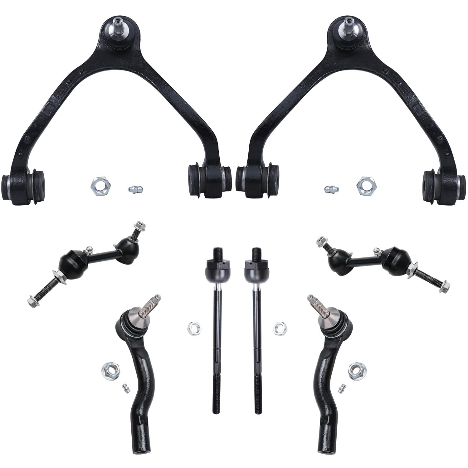 Detroit Axle - 8pc Front End Control Arms Kit for Ford Crown Victoria