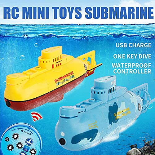 Mini Remote Control Electric Submarine RC Nuclear Submarine Small Military Model Aquarium/Bath Toy Charging Remote Control Boat for Adults and Kids Summer Water Toys - Image 4
