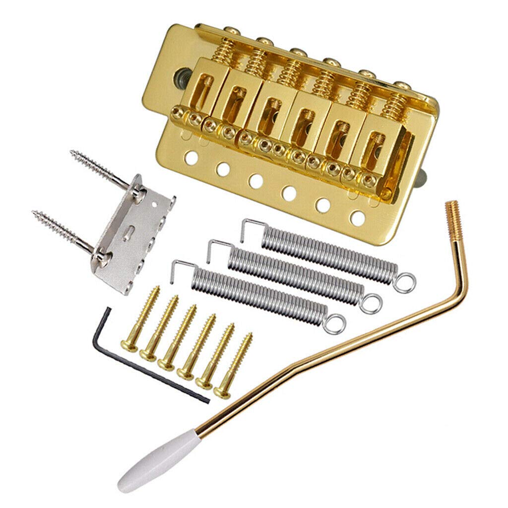 Guitar Parts 6 String Guitar Tremolo Bridge Tailpiece Set w