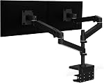 Ergotron – LX Vertical Stacking Dual Monitor Arm, VESA Desk Mount – for 2 Monitors Up to 40 Inches, 7 to 22 lbs Each – Tall Pole, White