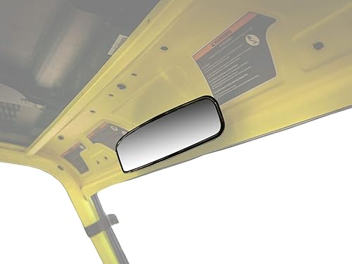 Miniatura 2 de SuperATV Espejo retrovisor curvado UTV para Can-Am Defender HD 5  HD 8  HD 10  MAX (ver ajuste)  Espejo retrovisor convexo de 17 x 3 pulgadas
