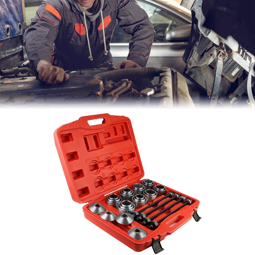 Cuscinetto Estrattore 36 Pezzi, Kit Bussole per Rimozione e Inserimento Cuscinetti a Sfera, Set Strumenti Riparazione con Anelli di Pressione per Meccanici Auto Moto Industria