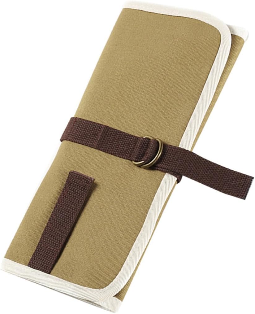 Outdoor Cutlery Bag Canvas Folding Organizer for Barbecue Tools