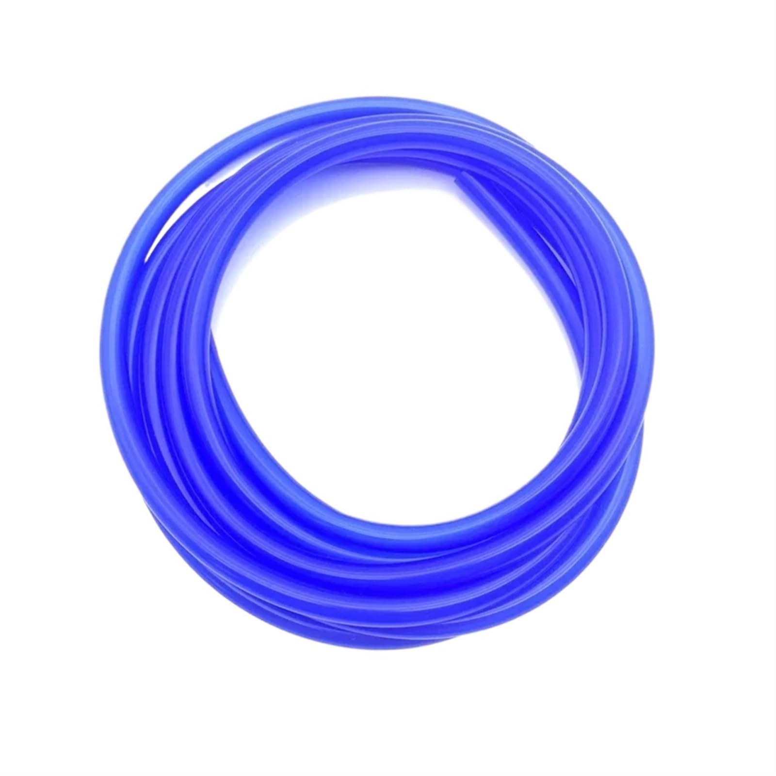 Fuel Line Hose， Fuel Hose 1 Meter Multicolor OD 4-16mm ID 2-12mmGrade Silicone Tube(Blue,1 Meter-OD 5XID 0.3CM)