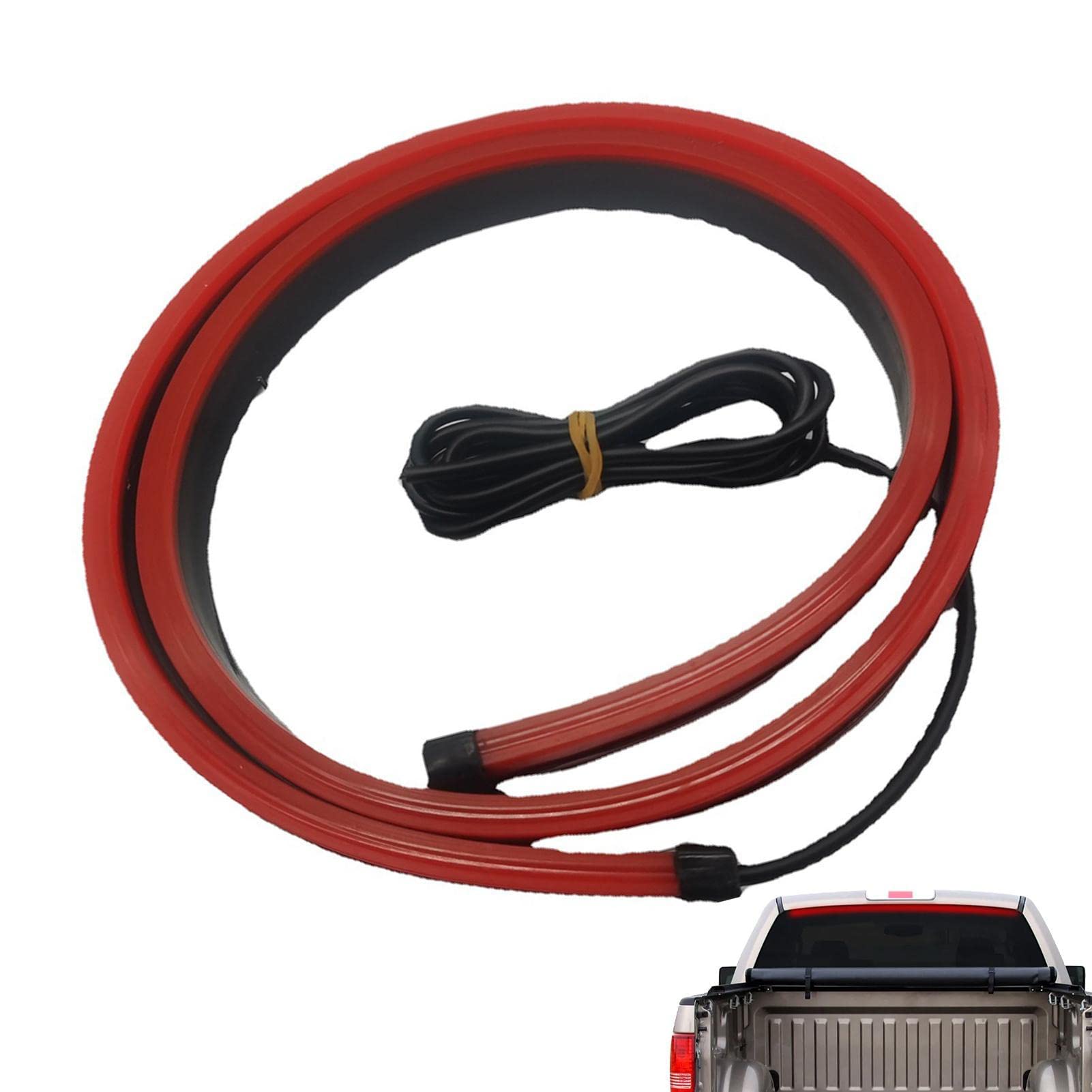Coche LED tercera freno - Tira luces freno posición alta trasera universal Lámpara LED advertencia seña- Lámpara trasera LED 3.er freno para coche, camión
