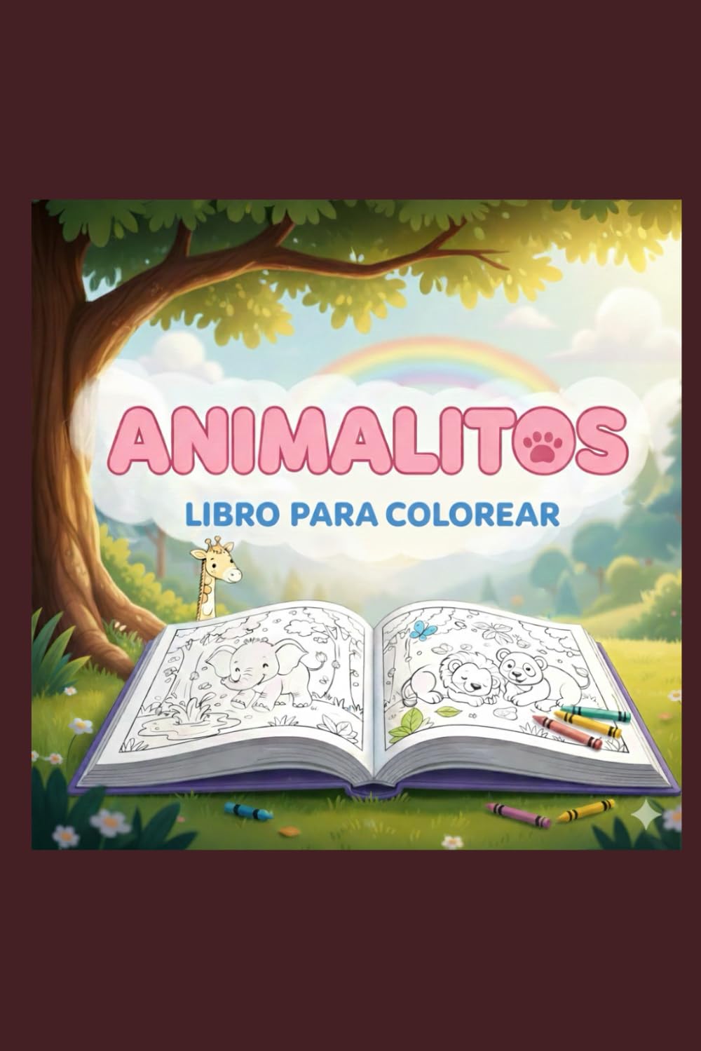 “Animalitos Felices para Colorear”: “Colorea, imagina y diviértete con adorables animalitos”