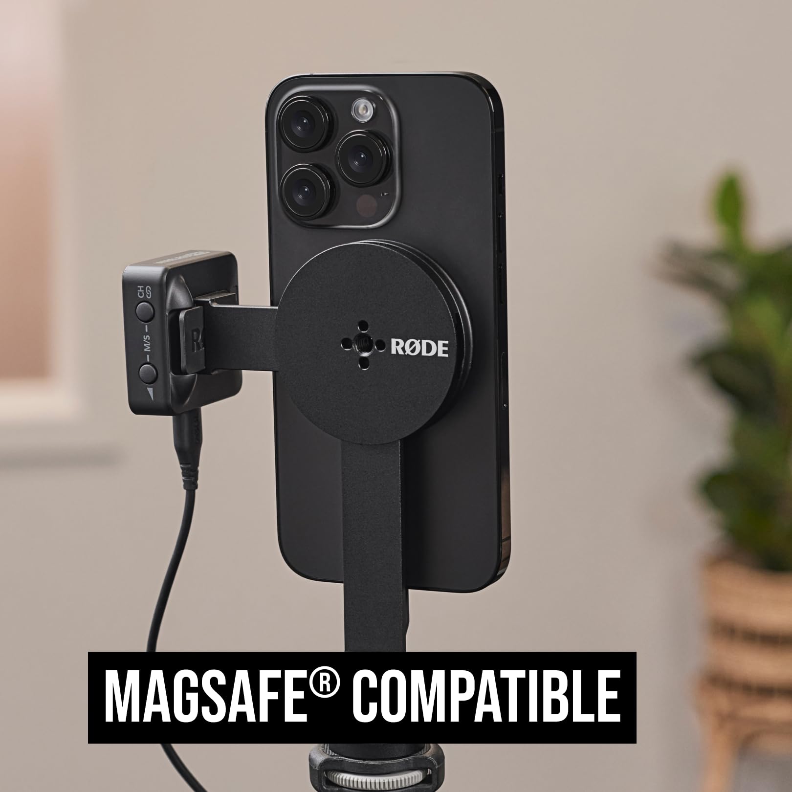 Rdiameter DE Magnetic Mount Smartphone Accessory Mount With Cold Shoe Slots and a 1/4-inch Thread, MagSafe Compatible - Image 4