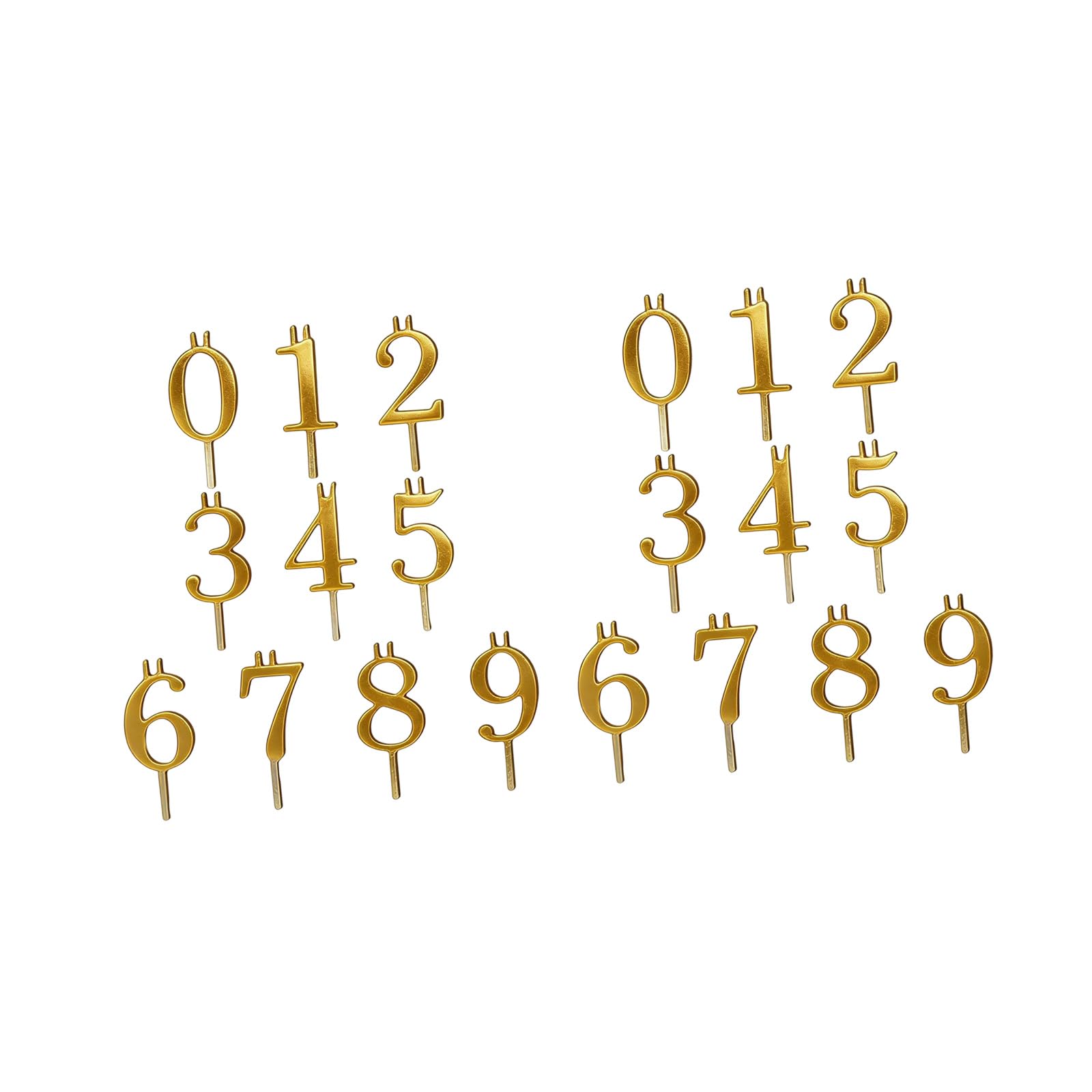 LUCKGONI Number Cake Decoration Set For Birthdays Anniversaries And Important Dates Digital Birthday Cake Candle Holder