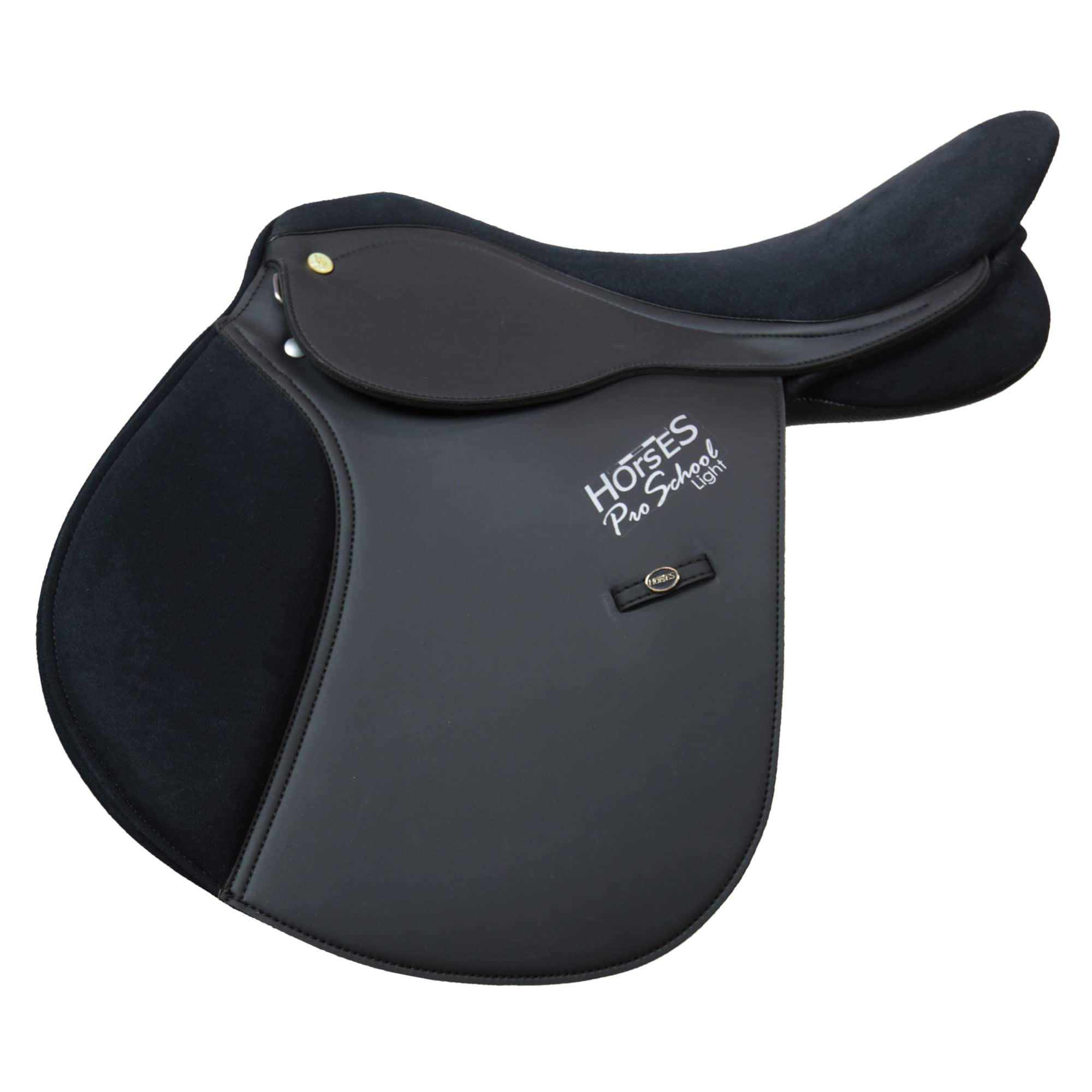 Horses, Sella Salto PRO School Light, Sella da Equitazione per Cavallo, Comoda Ergonomica e Resistente, Sicura e dal Design Accattivante