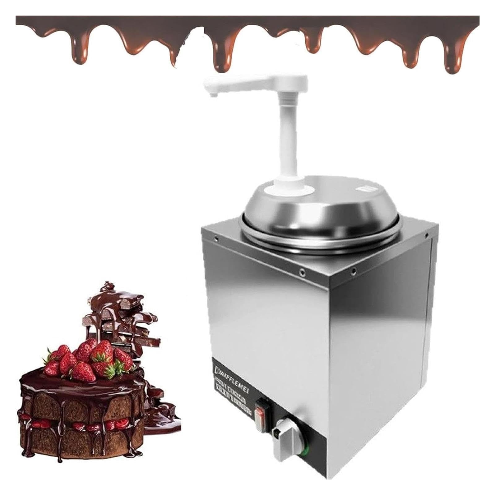 Dispenser elettrico formaggio nacho apertura pressione,regolabile 30-85℃