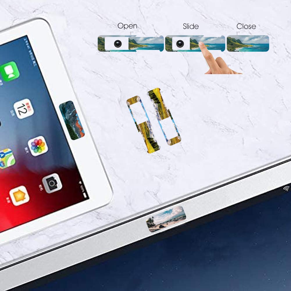 Funda protectora para cámara de laptop, computadora de escritorio, PC, MacBook Pro, MacBook Air, iPad, iMac, tableta, protección de la privacidad (escenario) 3