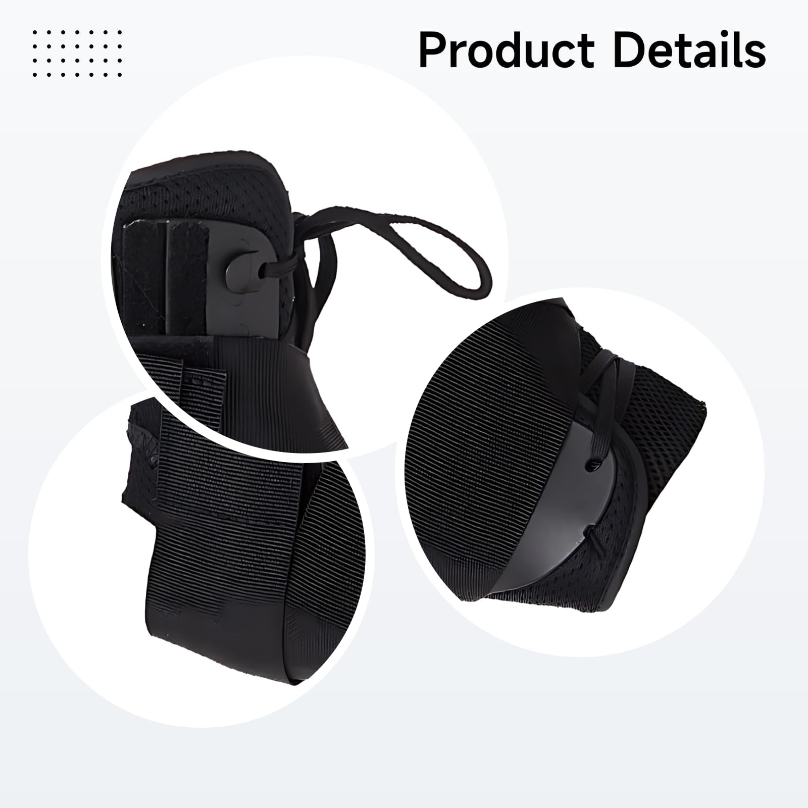 Genérico Tobillera Ajustable, para Deporte y Caminar a Diario, con Correas Ajustables, 2 Pcs, Modelo CJDW1174