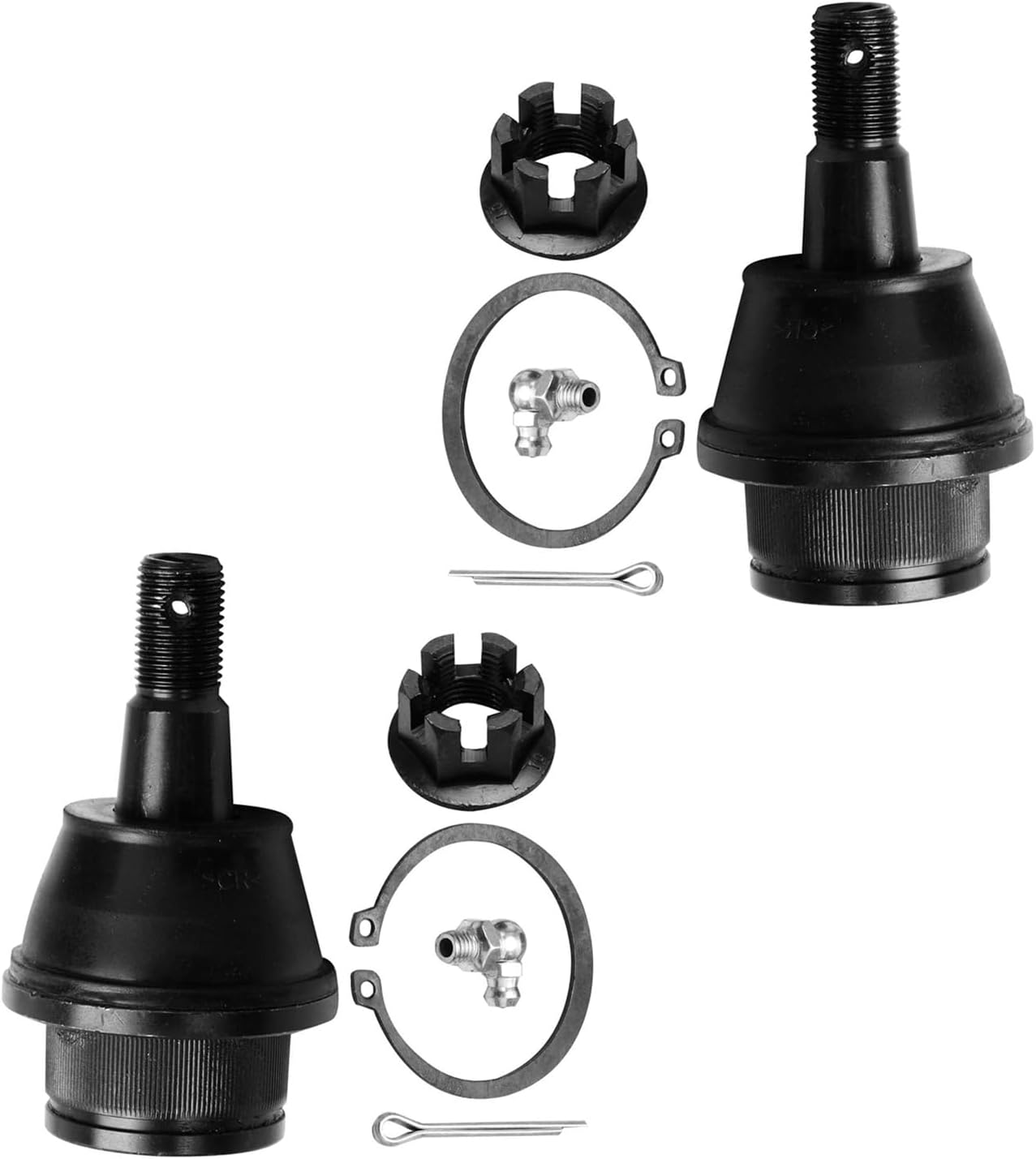 Detroit Axle - 15pc Front End Kit for 4WD Chevy GMC Silverado Sierra Yukon XL Avalanche Suburban 1500 Tahoe Escalade ESV EXT Wheel Bearing Hubs Upper Control Arms Ball Joints Sway Bars Replacement
