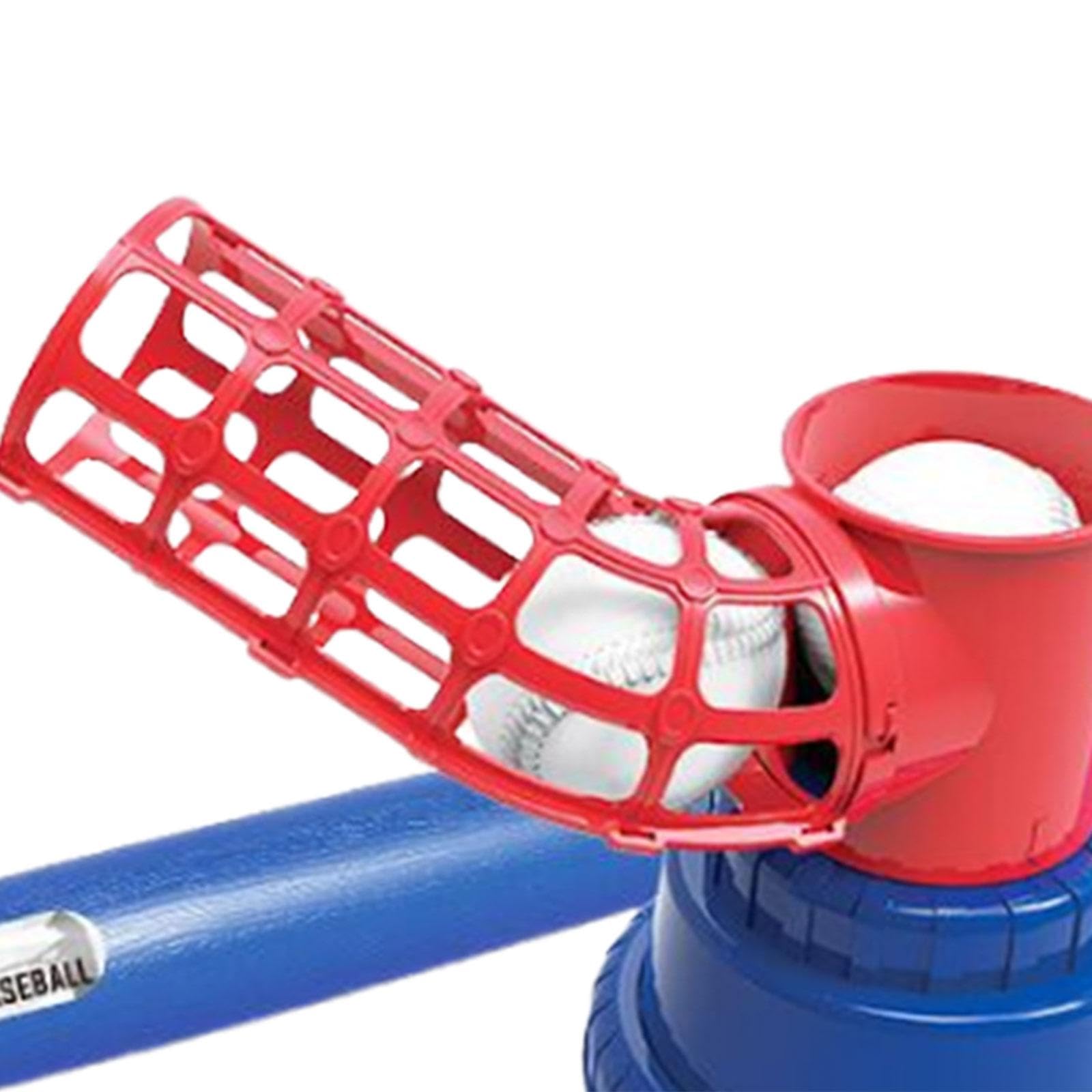 QSTDGVPW Kids Baseball Pitching Machine, Baseball Trainer, Outdoor Sports Games Baseball Batting Machine for Boys Girls Birthday Gifts, Red