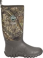 MUCK Men's Edgewater Classic Mid Hunting Boots - 100% Waterproof, Breathable Lining, Blaze Orange Safety Visibility