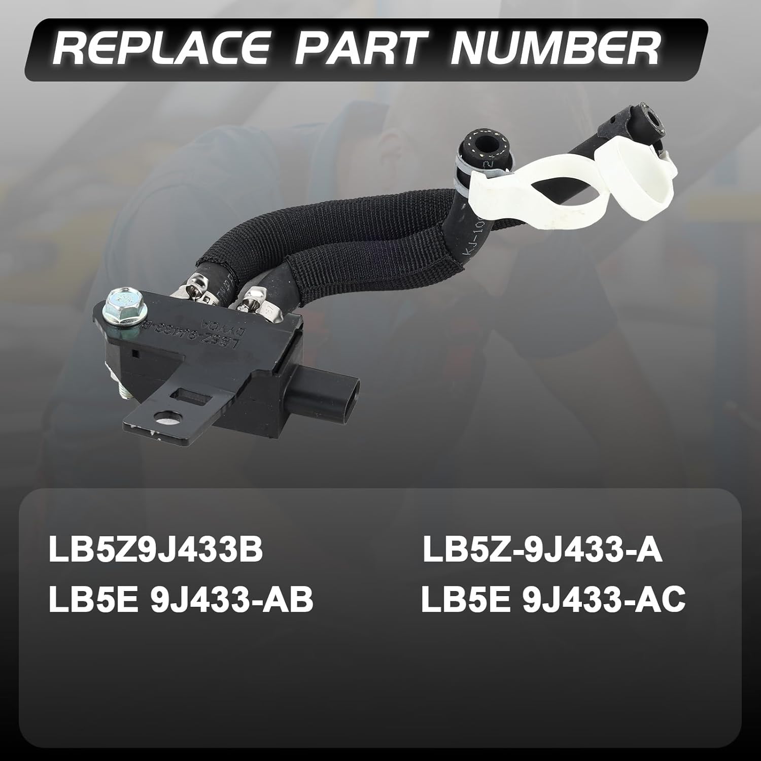 Exhaust Gas Recirculation Valve Compatible with Ford Ranger 2019 2020 2021 2022 2023 Bronco 2021 2022 2023 Explorer 2020 2021 2022 2023 2024 Replace LB5Z-9J433-A LB5E-9J433-AC