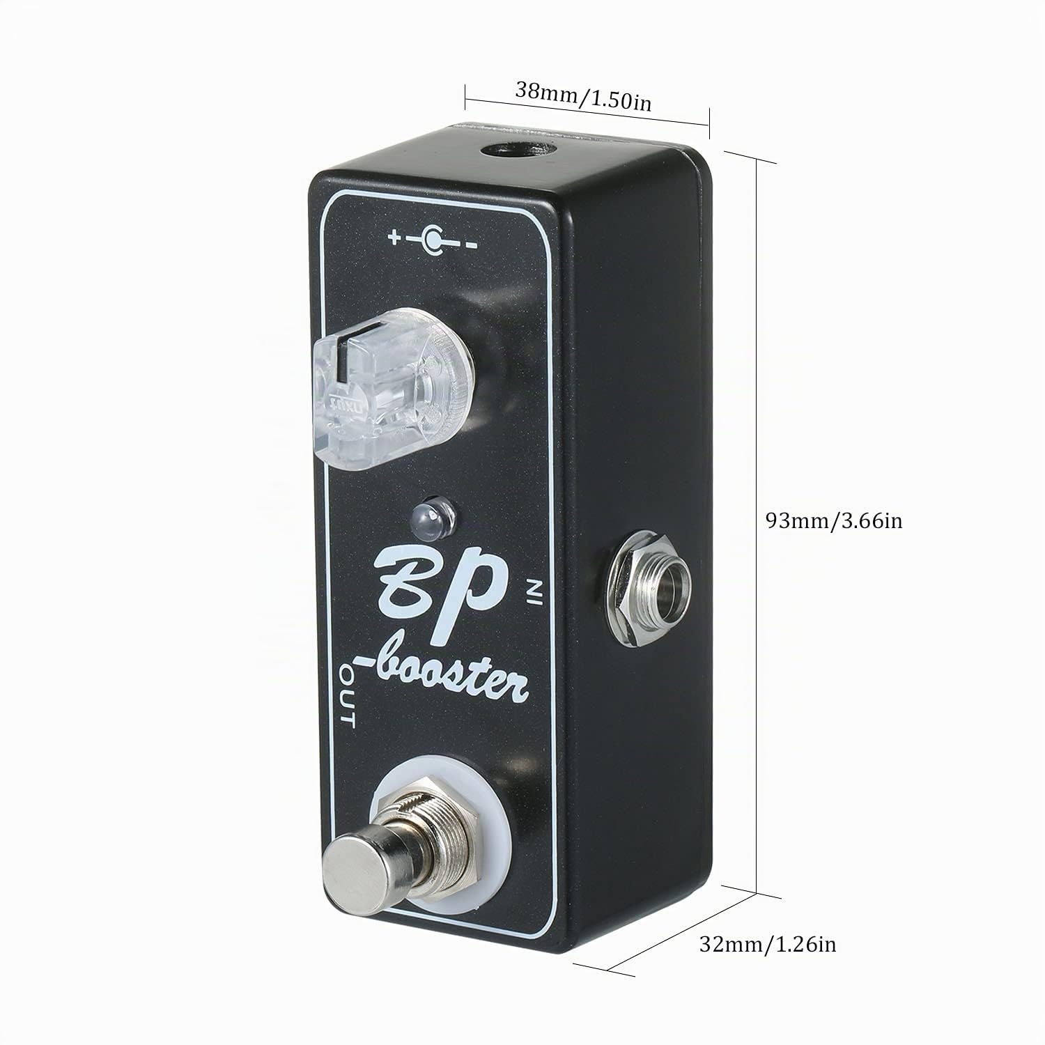 BP Booster Audio Mini Pedali per Chitarra BP Booster Clean Boost Tipo Effetto True Bypass Switching per Chitarra Basso Prodotti Elettroacustici