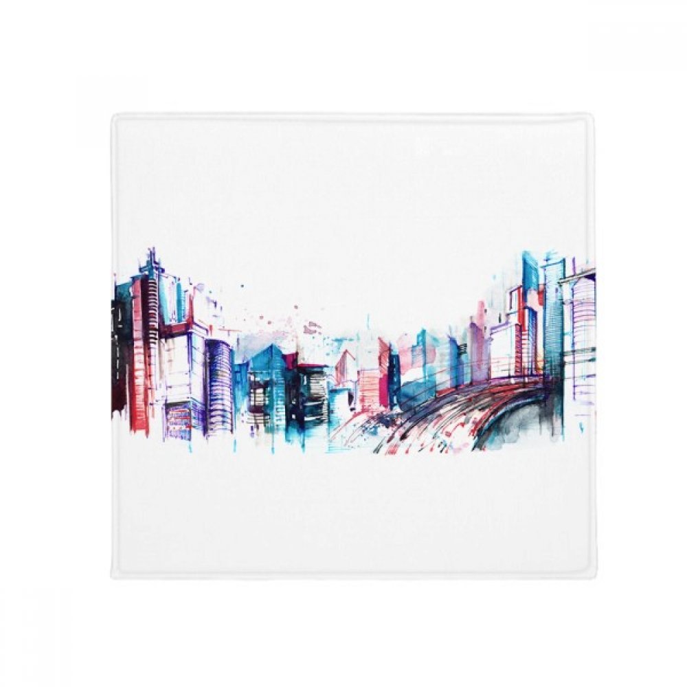 Tapis animaux gratte-ciel aquarelle anti-slip de 50cm
