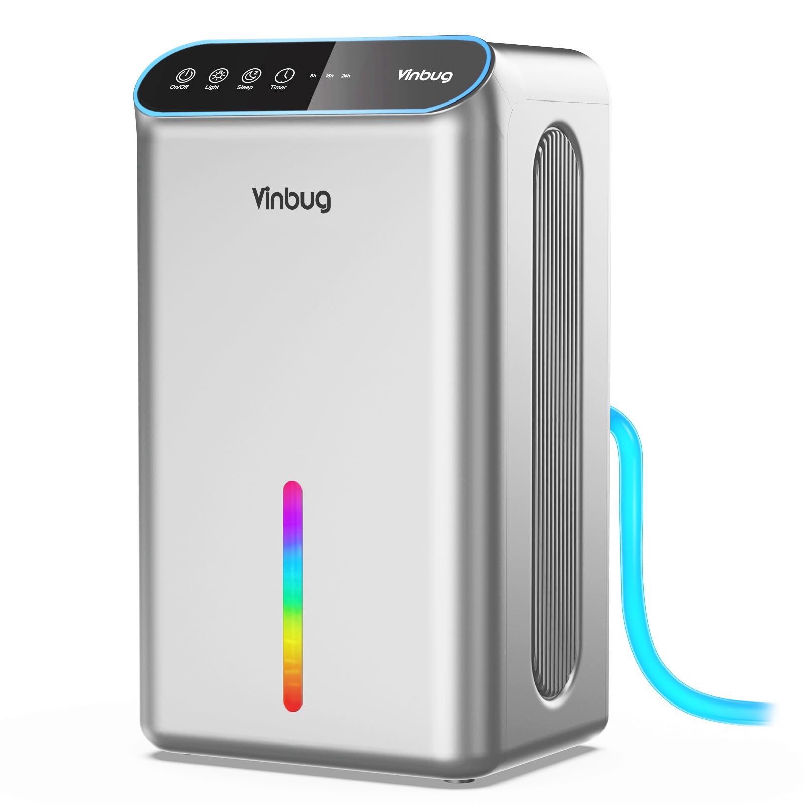 Photo 1 of VinburgAir Dehumidifier - 98 OZ, 1000 sq ft, Silver