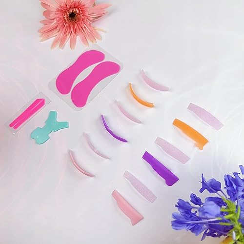 Miniatura 7 de Protectores de levantamiento de pestañas, rizo L, almohadillas de elevación de pestañas mate, agarre firme de 2 rizos, rodillo de silicona para