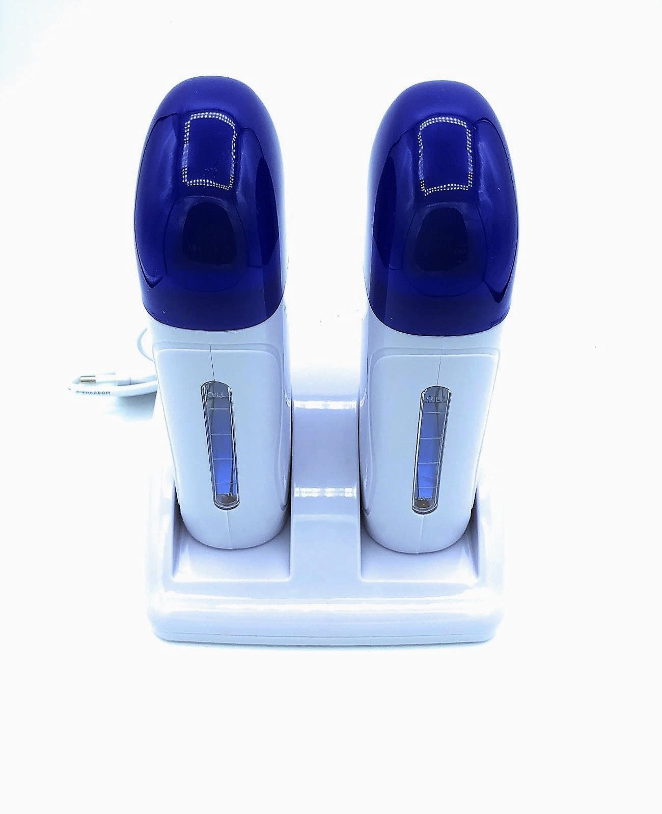 Coppia di Manipoli Professionali A Rullo Scaldacera per Stick Ceretta da 40W