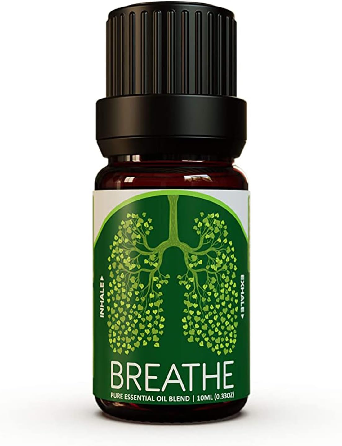 Ecodrop Decongesting Essential Oil Blend - 10ml Bottle | Pure Eucalyptus, Peppermint & Laurel Bay Leaf Oils for Easy Breathing | Aromatherapy Diffuser Oil Aids Respiratory Health