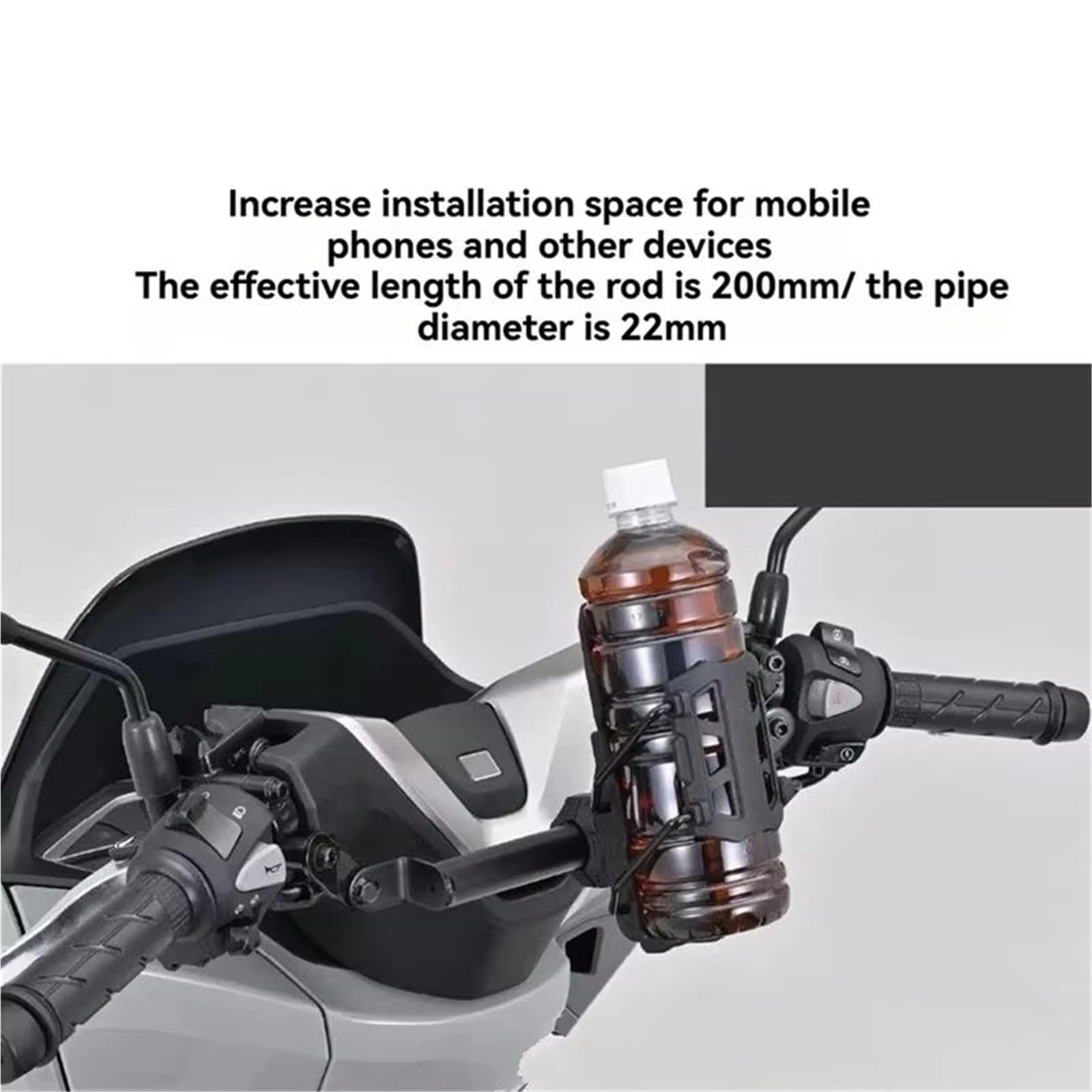Moto GPS Staffa Navigazione Per PCX160 Per PCX 160 2025- Supporto per telefono cellulare Staffa per manubrio Navigazione per moto Supporto Per Navigatore GPS Per Moto