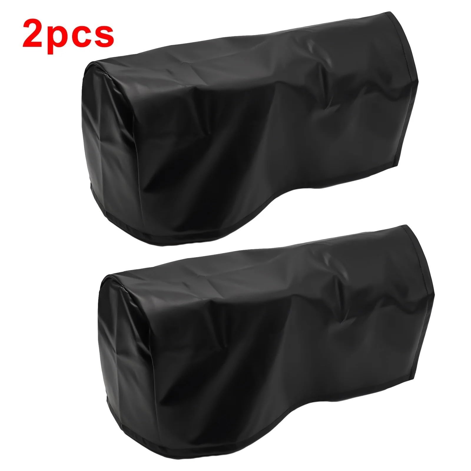 Couch Armrest Covers 2 Pieces PU Leather Multicolor(Dark Coffee)
