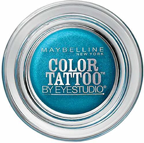 Maybelline EyeStudio Color Tattoo 24Hr Eyeshadow, Tenacious Teal [40] 0.14 oz (Pack of 5)