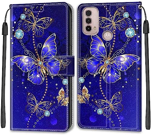 Custodia Magnetica 6.5 Pollici Custodia Motorola Moto E20/E30/E40 - Cover Pelle PU Con Chiusura Magnetica Cover Portafoglio Moto E40 - Foto 2