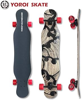 Amazon | ヨロイ SKATEBOARD JUJU 45インチ ロングスケートボード