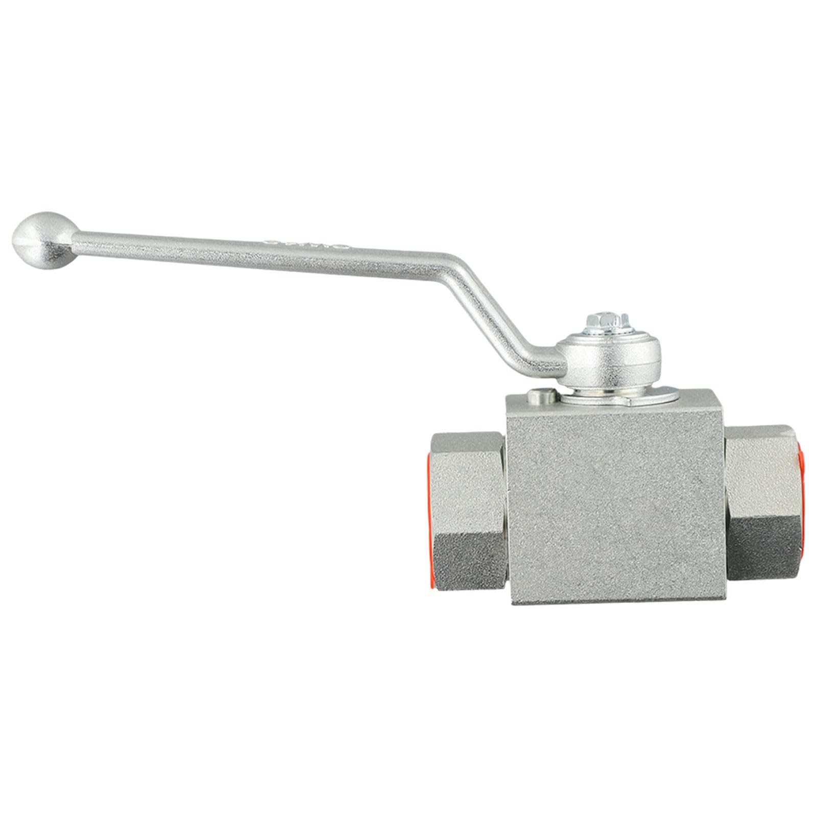 Hydrauliczny zawór kulowy 2-drożny wysokociśnieniowy 500 bar G1/4 G3/8 G1/2 G3/4 G1 gwint wewnętrzny ręczny stal węglowa do wody, oleju, gazu (G3/4)
