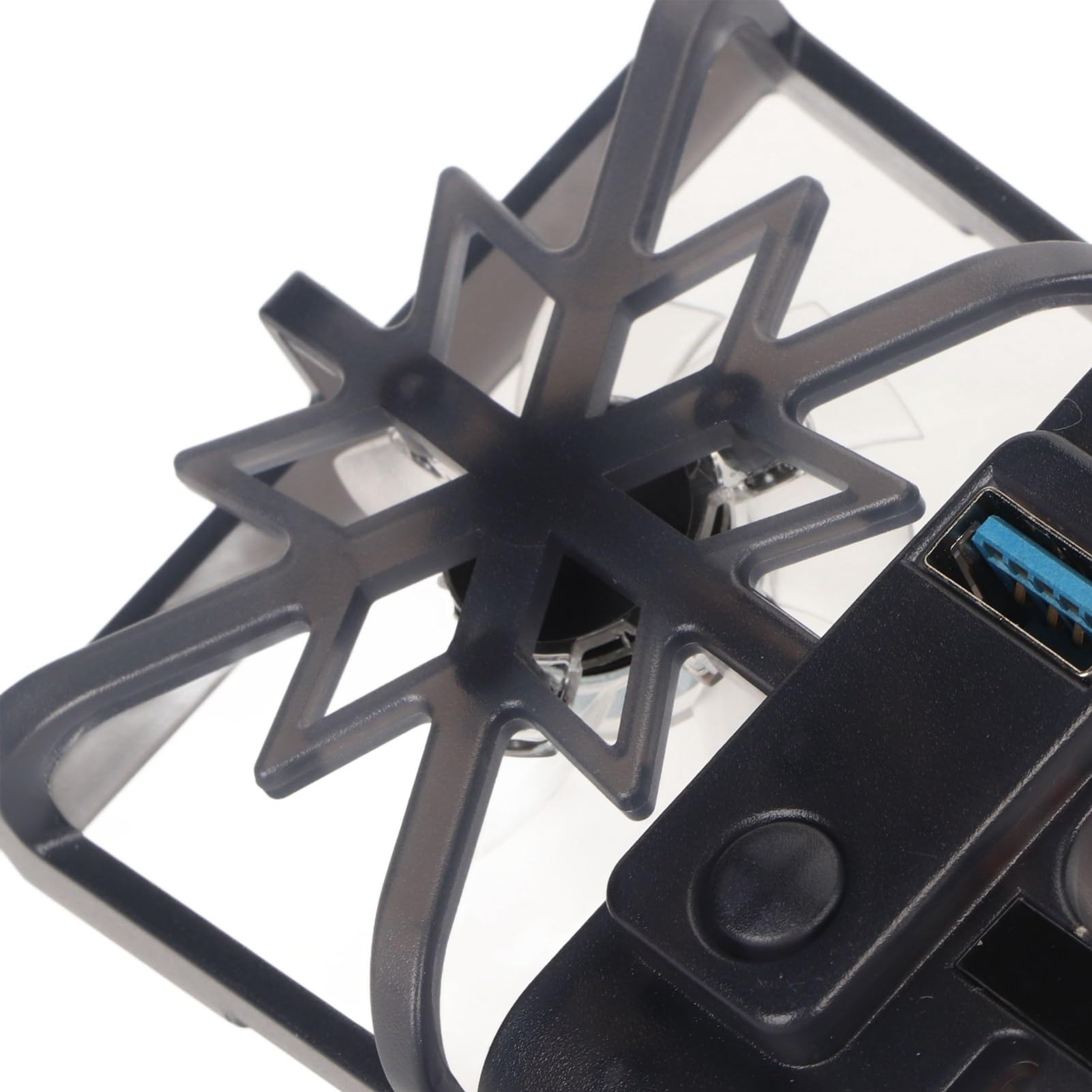 Ventilateur de Refroidissement de Console, Refroidisseur de Console de Jeu à Lumière RVB Haute Vitesse pour PS5 Slim, Port USB 3.0, Maintient la Console en Bon état, Installation