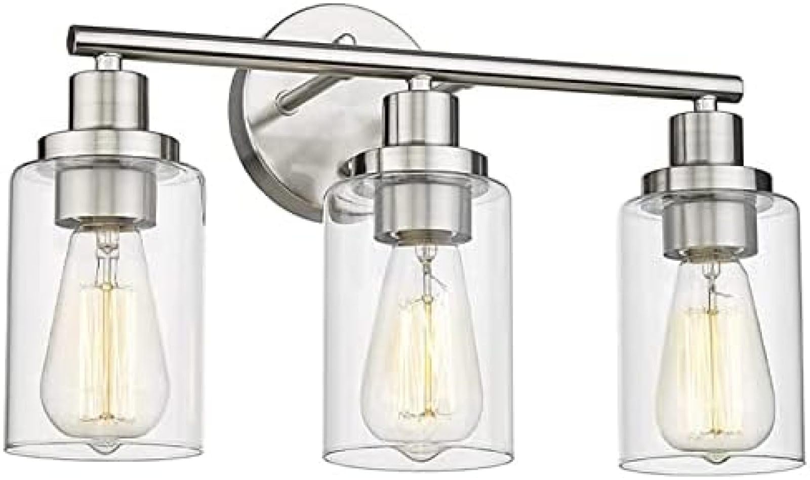 FZQSXAZU LED Bathroom Mirror Light 3-Head Vinta Industrial Wall Lamp Metal Sconce for Slish Lighting Fixture Home Decor