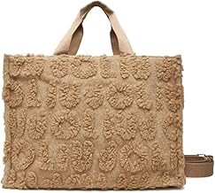 Liu Jo Jeans Shopping Bag Large Wool Blend Oat Milk