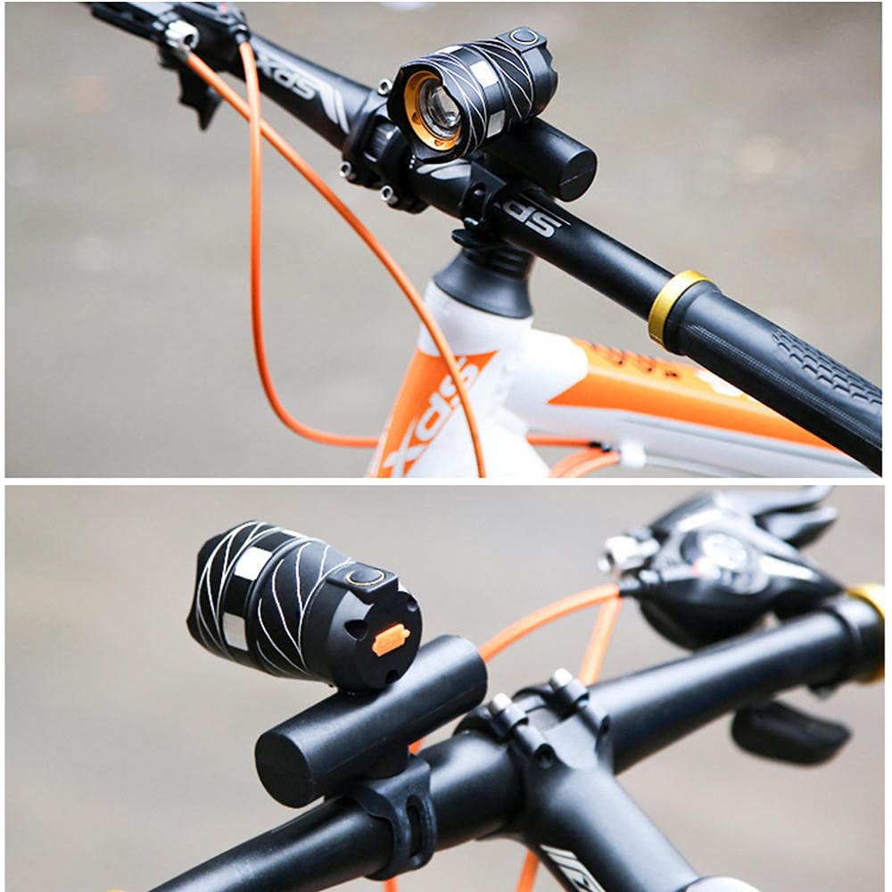 Ensemble Lumière Vélo, Lampe Vélo LED Rechargeable USB Eclairage Avant et Arrière, 3 Modes Réglables, Étanche IPX5, Éclairage Vélo pour Cyclysme VTT, VTC, Bicyclette Super