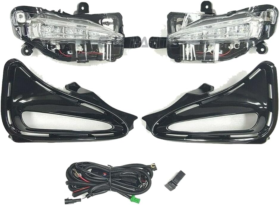 For 2017-2019 Toyota Corolla Fog Lights Lamps Kit Model- L LE XLE