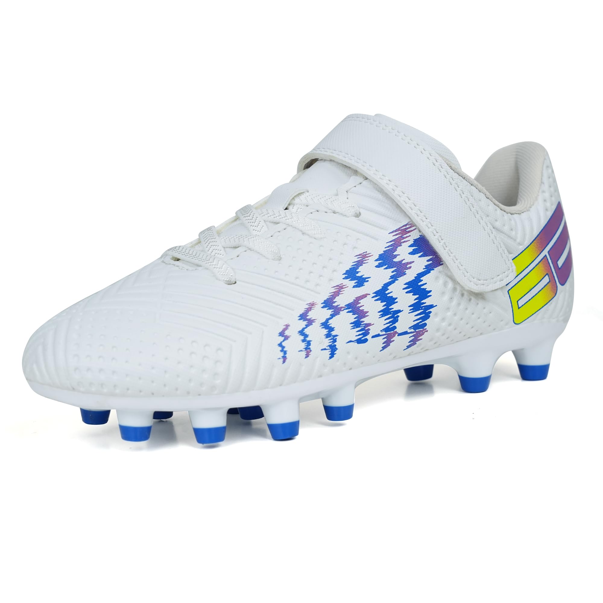 JABASIC Chaussures de Football pour Enfants Garçons et Filles