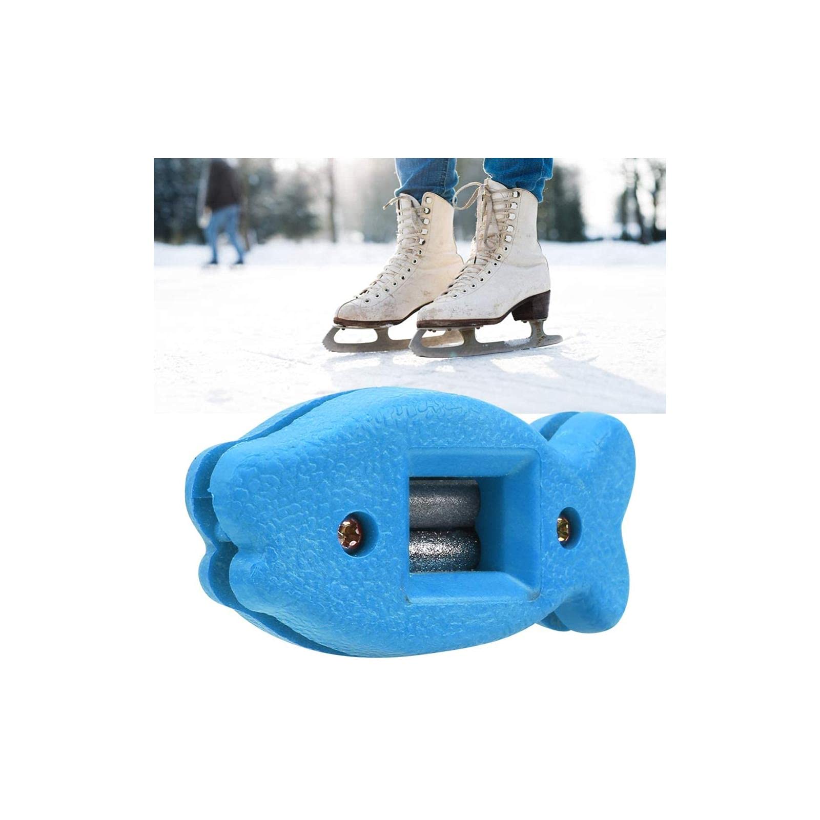 Aiguiseur De Lames De Patins En Grès - Portable Et Réglable Pour Hockey, Patinage Artistique