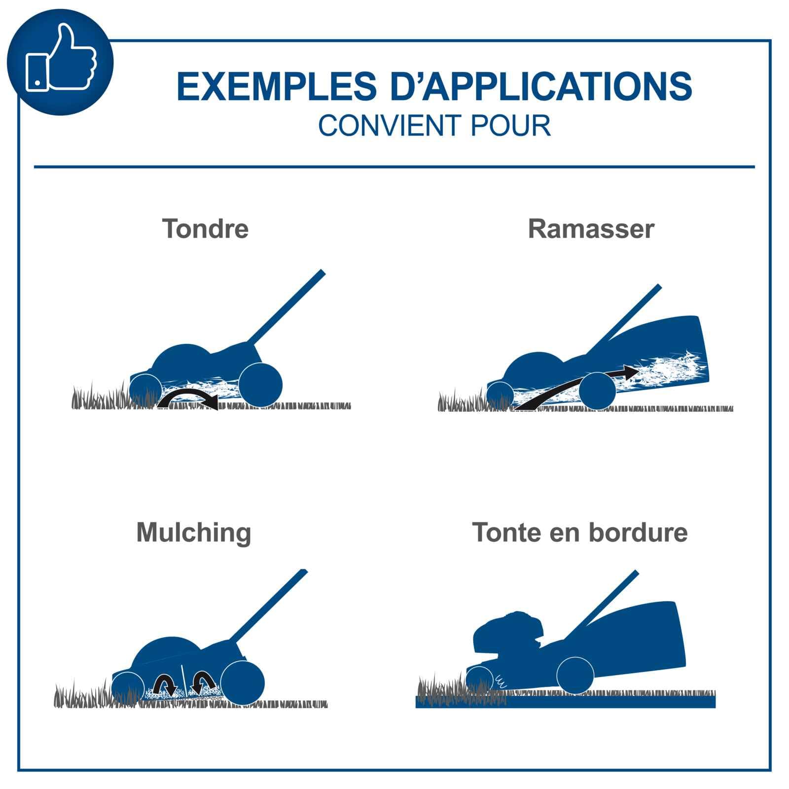 Scheppach Tondeuse à Gazon sans Fil BC-MP380-X 20V Brushless-Série 20V-IXES