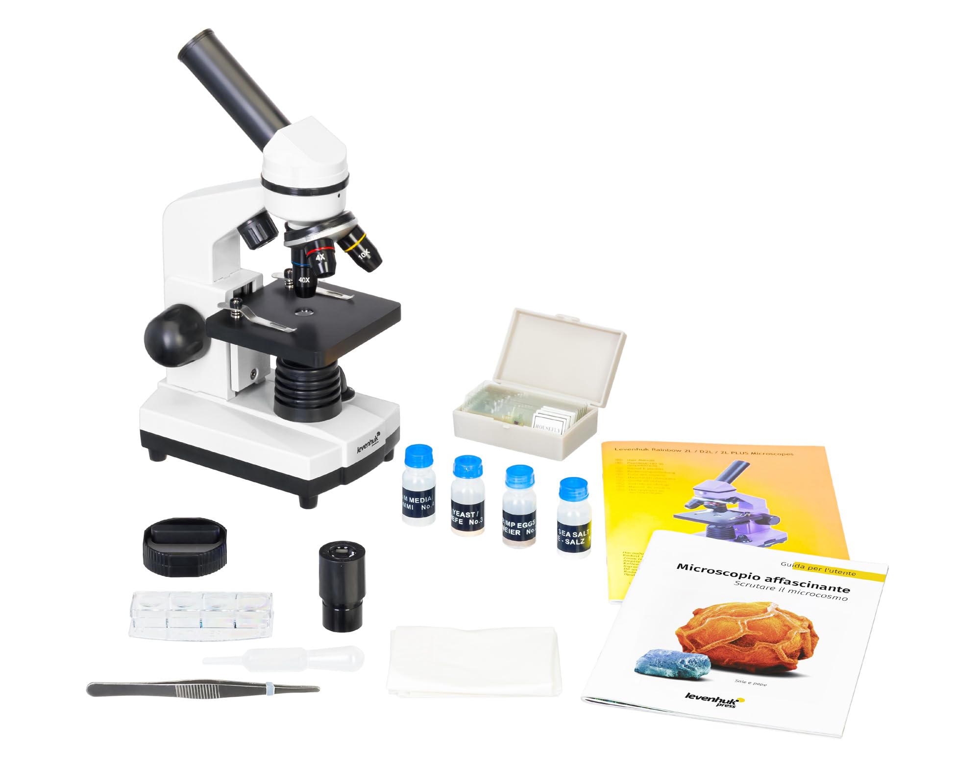 Microscope Éducatif High-Tech Levenhuk Rainbow 2L PLUS - Grossissement